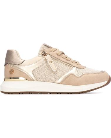 SNEAKERS XTI 144219 BEIGE CON DETTAGLI METALLIZZATI E CERNIERA BEIGE
