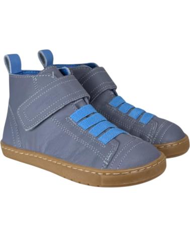 STIVALI CRIOS TOKIO BLU CON CHIUSURA A STRAPPO AZUL