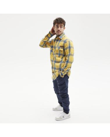 HYDROPONIC CASUAL SHIRT ASTON SH 01 - YELLOW CHECK 01-YELLOW CHECK