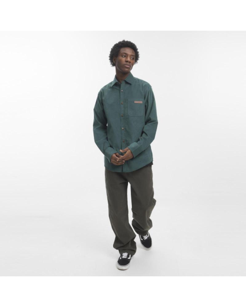 HYDROPONIC WALNUT SH 01 TEAL GREEN SHIRT 01-TEAL GREEN