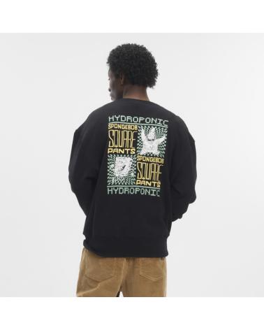 HYDROPONIC SB ACID CW 01 SWEATSHIRT IN BLACK 01-BLACK
