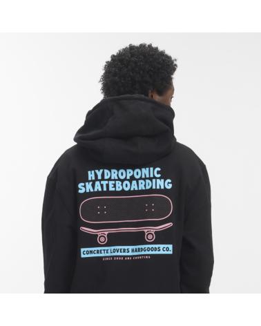 SUDADERA CON CAPUCHA HYDROPONIC CONCRETE HD 01 PIRATE BLACK 01-PIRATE BLACK