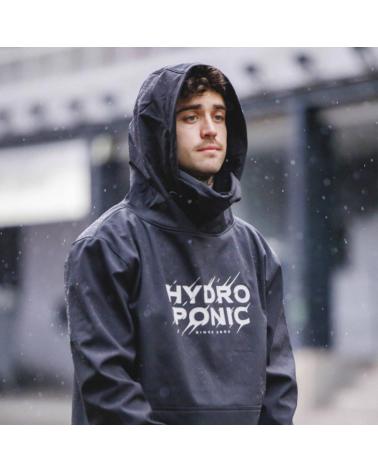 HYDROPONIC DH FOLK 01-BLACK TECHNICAL HOODED SWEATSHIRT 01-BLACK