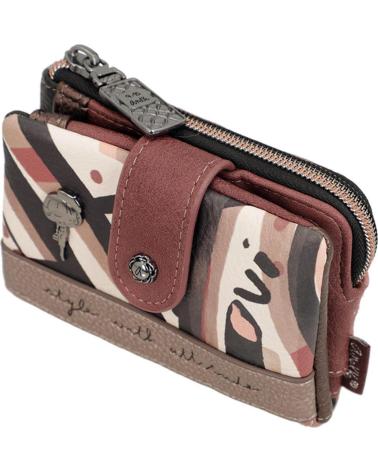 ANEKKE 41819-910 BILLETERO FLEXIBLE PEQUENO RFID PARISIAN ROSA