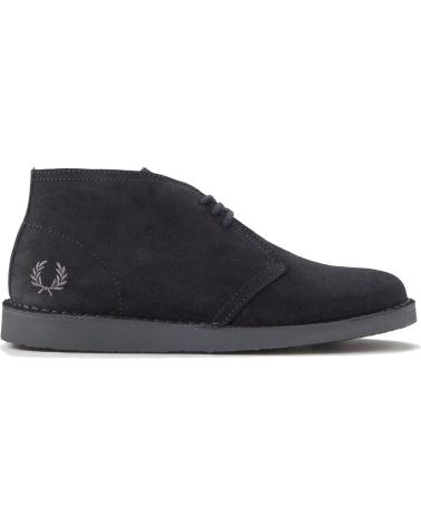 BOTA FRED PERRY HAWLEY SUEDE B9352-41 PRETA BLACK