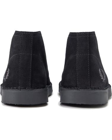 BOTA FRED PERRY HAWLEY SUEDE B9352-41 PRETA BLACK