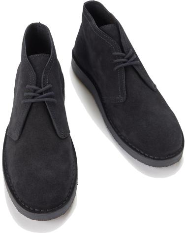 BOTA FRED PERRY HAWLEY SUEDE B9352-41 PRETA BLACK