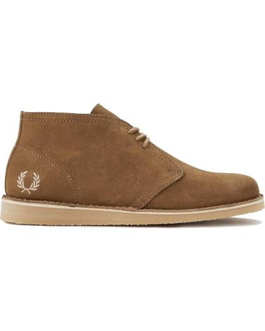 BOTA FRED PERRY HAWLEY SUEDE B9352-41 CASTANHA BROWN