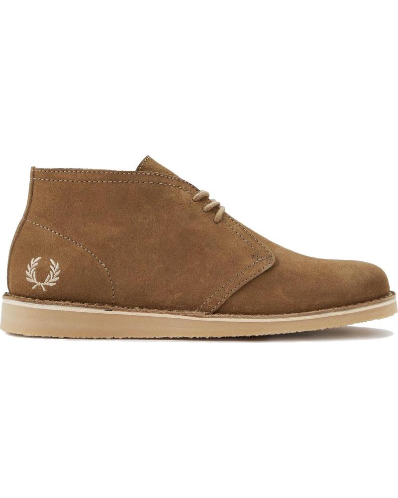 BOTA FRED PERRY HAWLEY SUEDE B9352-41 CASTANHA BROWN