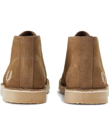 BOTA FRED PERRY HAWLEY SUEDE B9352-41 CASTANHA BROWN