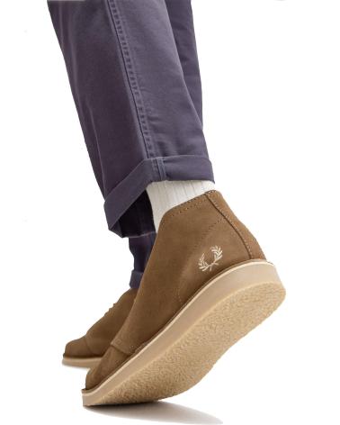 BOTA FRED PERRY HAWLEY SUEDE B9352-41 CASTANHA BROWN