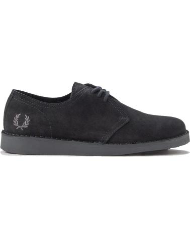 FRED PERRY HAWLEY SUEDE B9350 - 41 BLACK