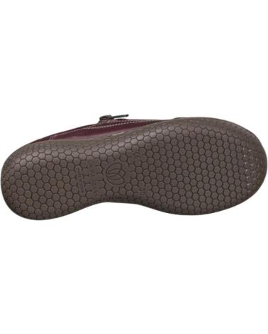 LAURA AZAÑA FREIZEITSCHUHE 28103 AUS BORDEAUXROTEM LEDER MIT SCHNÜRSENKELN UND REISSVERSCHLUSS ROJO