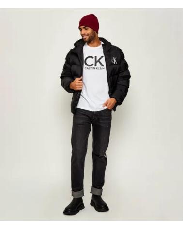 CALVIN KLEIN T-SHIRT GRAFICA CK CALVIN LV04RD819G BIANCA BLANCO