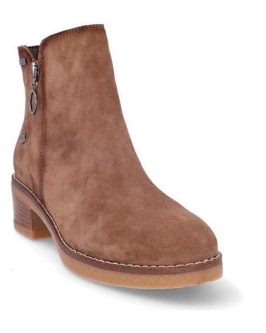 CORONEL TAPIOCCA T7630 HEELED ANKLE BOOTS IN TOBACCO SUEDE MARRóN