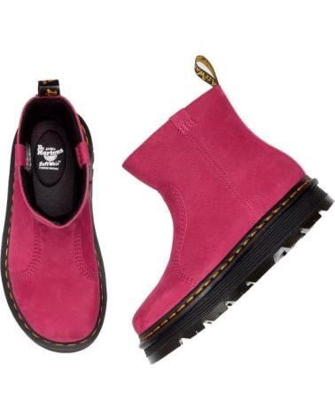 DR MARTENS ZEBZAG STIEFELETTEN FUCHSIA MORADO