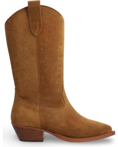 ALPE WESTERN COWBOYSTIEFEL BABY SILK LEDER BRAUN MARRóN
