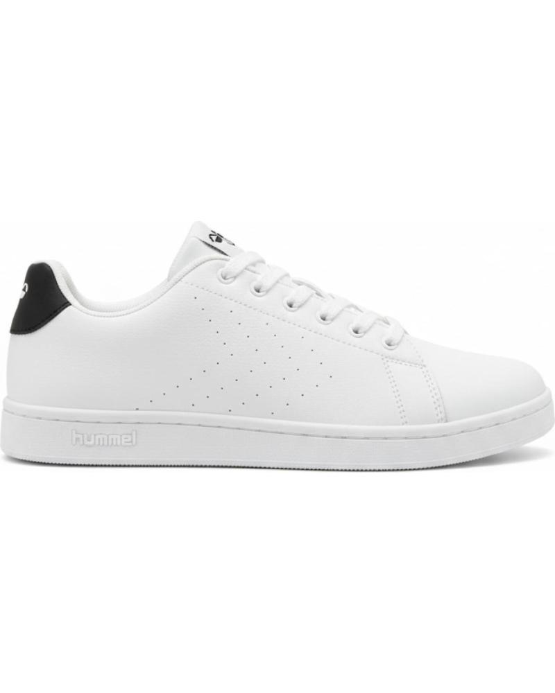 HUMMEL PLAYFULCOURT BLANC-NOIR WHITE-BLAC