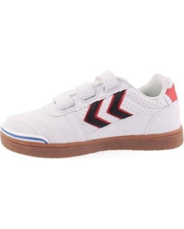 HUMMEL ZAPATILLAS PLAYFUL INDOOR JR WHITE-RED