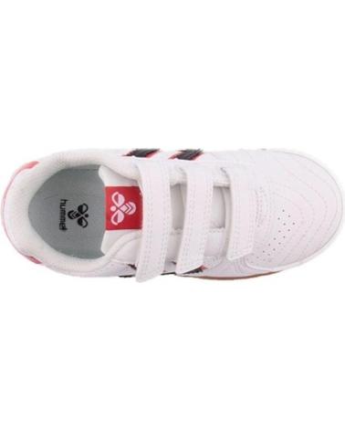 HUMMEL ZAPATILLAS PLAYFUL INDOOR JR WHITE-RED