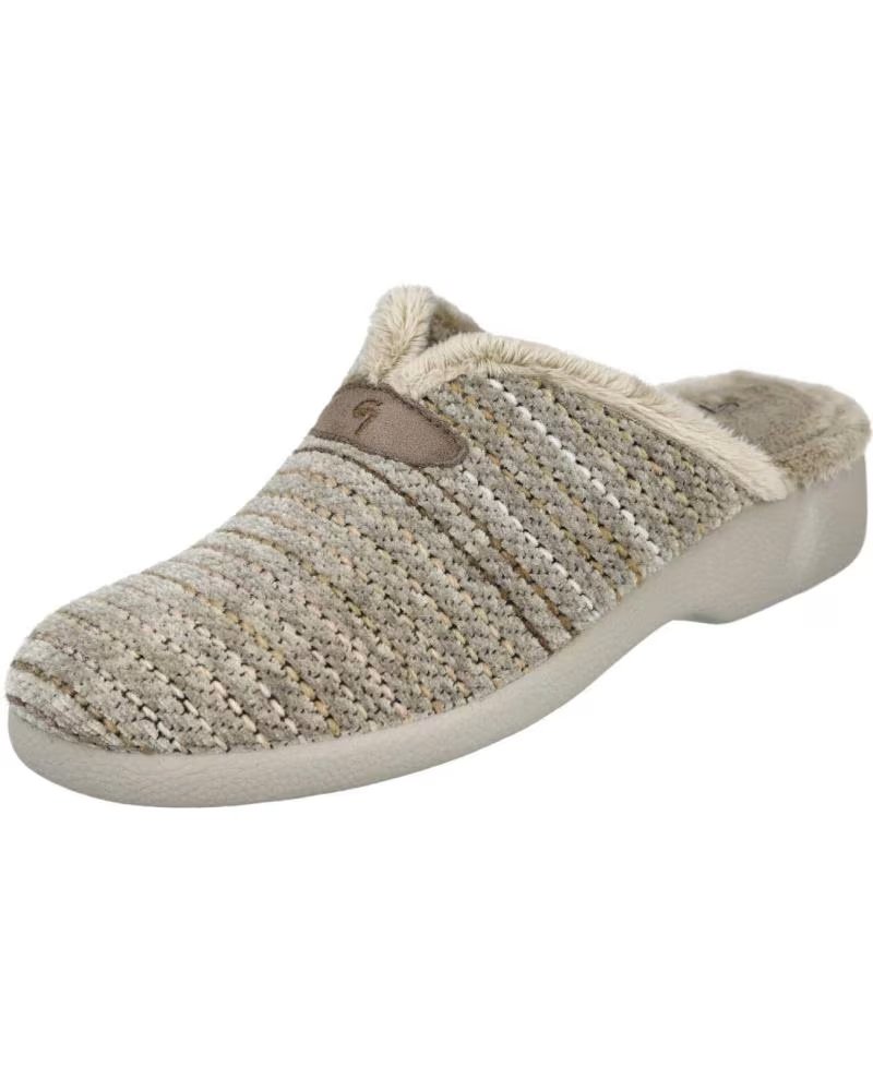 GARZON ZAPATILLAS DE CASA GARZON 070-655154 EN BEIGE PARA MUJER TAUPE