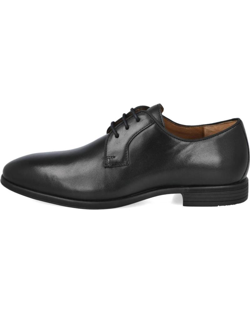 BAERCHI 1090 CHAUSSURES À LACETS EN CUIR NOIR CLASSIQUE NEGRO