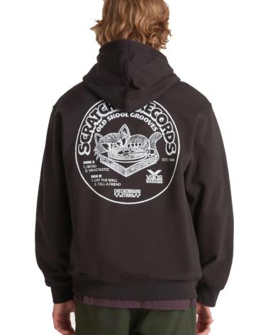 SWEAT À CAPUCHE VANS SCRATCHED RECORDS PULLOVER NOIR NAN