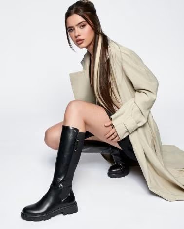 REFRESH BOTAS PLANAS MUJER 172935 NEGRO