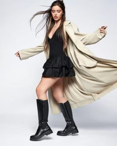 REFRESH BOTAS PLANAS MUJER 172935 NEGRO