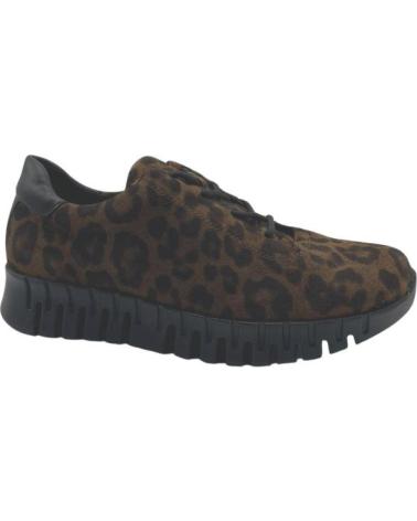 PIESANTO SNEAKER STAMPA ANIMALIER MARRONE MARRóN