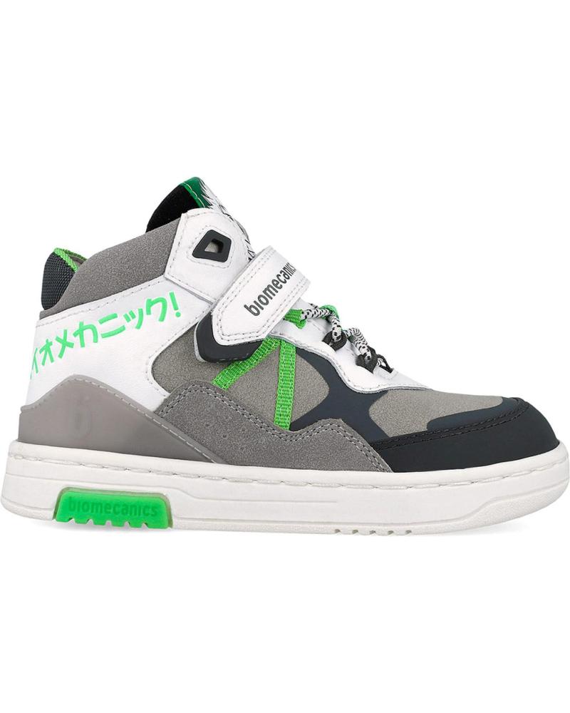 BIOMECANICS STIVALETTI SPORTIVI 251237 BIOEVOLUTION CASUAL BIANCO VERDE BLANCOVERDEA543