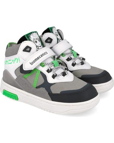 BIOMECANICS STIVALETTI SPORTIVI 251237 BIOEVOLUTION CASUAL BIANCO VERDE BLANCOVERDEA543