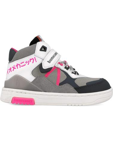 BIOMECANICS BOTINS ESPORTIVOS 251237 BIOEVOLUTION CASUAL BRANCO FÚCSIA BLANCOFUCSIAB304