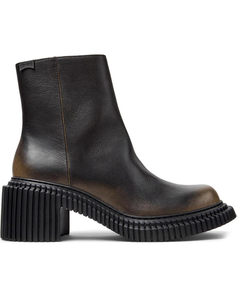 CAMPER PIX LONDON STIVALETTO K400804 NERO MARRONE NEGROMARRON002