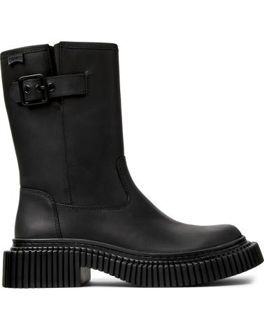 CAMPER STIVALI A MEZZA GAMBA PIX BERLIN K400807 IN PELLE NERA NEGRO002