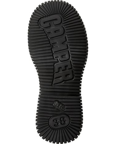 CAMPER STIVALI A MEZZA GAMBA PIX BERLIN K400807 IN PELLE NERA NEGRO002