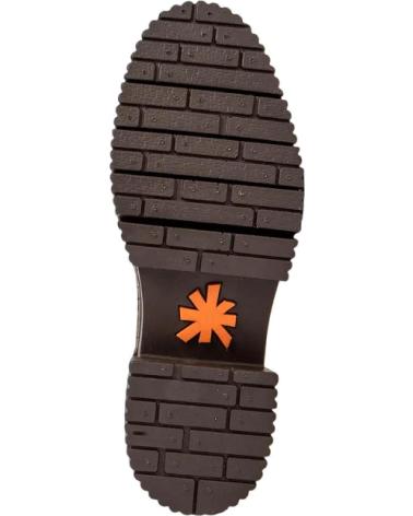 ART 1374 STIEFELETTE AUS KHAKIGRÜNEM LEDER MIT PROFILSOHLE VERDE