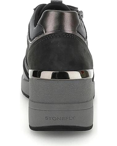 BASKET STONEFLY MINA-1 EN CUIR ANTHRACITE ANTRACITA