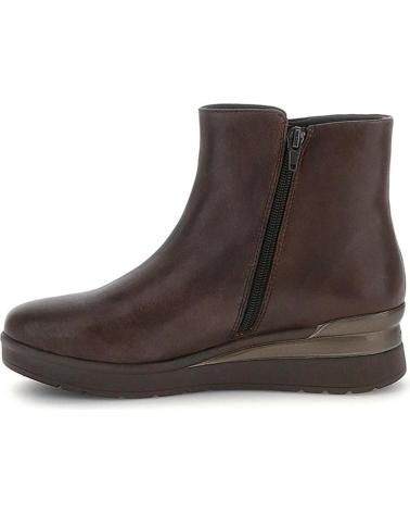 BOTTINES STONEFLY CREAM-64 EN CUIR MARRON AVEC FERMETURE ÉCLAIR LATÉRALE MARRON