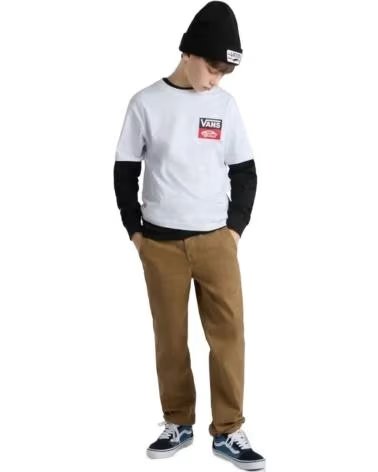 VANS OFF THE WALL CAMISETA VANS OFF THE WALL CON LOGO ESTAMPADO BLANCO