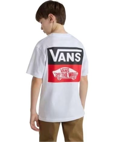 VANS OFF THE WALL CAMISETA VANS OFF THE WALL CON LOGO ESTAMPADO BLANCO