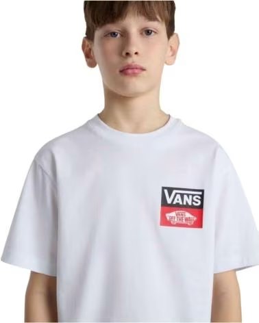 VANS OFF THE WALL CAMISETA VANS OFF THE WALL CON LOGO ESTAMPADO BLANCO