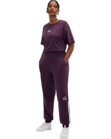 PANTALÓN DE CHÁNDAL ELLESSE MORADO CON RAYAS LATERALES MORADO