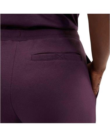 ELLESSE PURPLE TRACK PANTS WITH SIDE STRIPES MORADO
