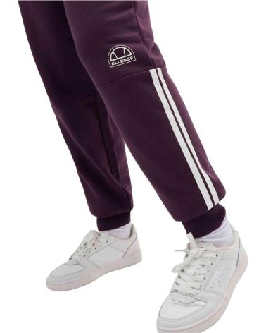 ELLESSE PURPLE TRACK PANTS WITH SIDE STRIPES MORADO
