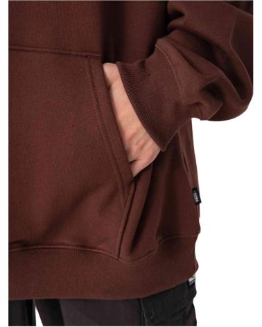 VANS OFF THE WALL BROWN HOODIE WITH OVAL LOGO MARRóN