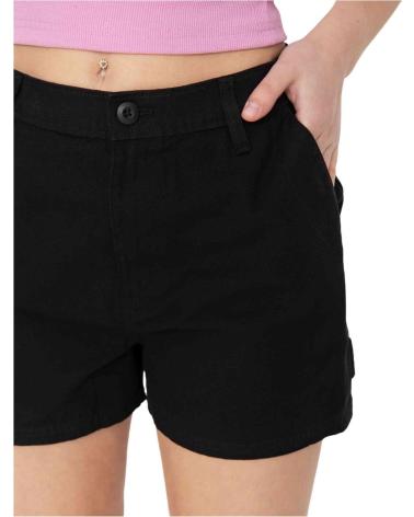 VANS OFF THE WALL PANTALONES CORTOS VANS EN COLOR PARA MUJER NEGRO