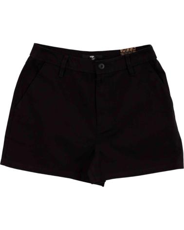 VANS OFF THE WALL PANTALONES CORTOS VANS EN COLOR PARA MUJER NEGRO