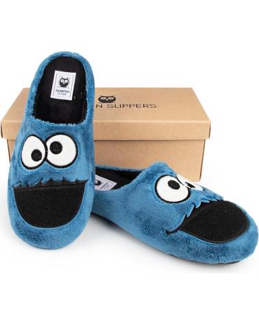 MARPEN HAUSSCHUHE - KRÜMELMONSTER DESIGN BLAU AZAFATE