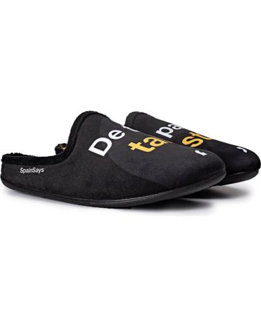 MARPEN ZAPATILLAS DE ESTAR POR CASA -DE TAL PALO TAL ASTILLA - NEGRO